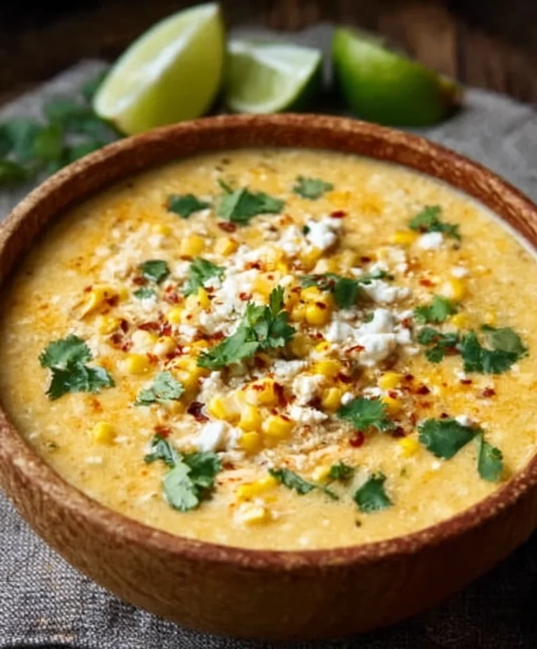 Easy Mexican Street Corn Soup Recipe – So Delicious