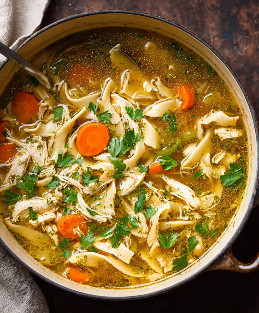 Comforting Chicken Noodle Soup Recipe- Easy & Delicious