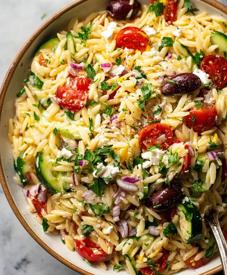 Mediterranean Orzo Salad – Fresh & Flavorful Quick Dish