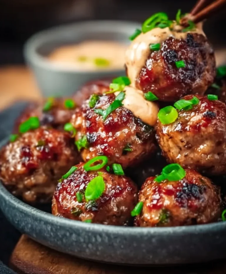 Spicy Korean Beef Meatballs – Easy Appetizer Recipe
