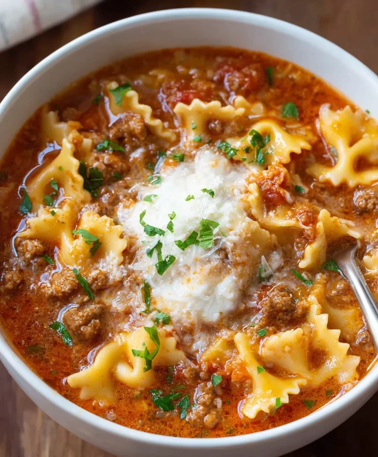 Easy Lasagna Soup Recipe-Hearty & Delicious Meal