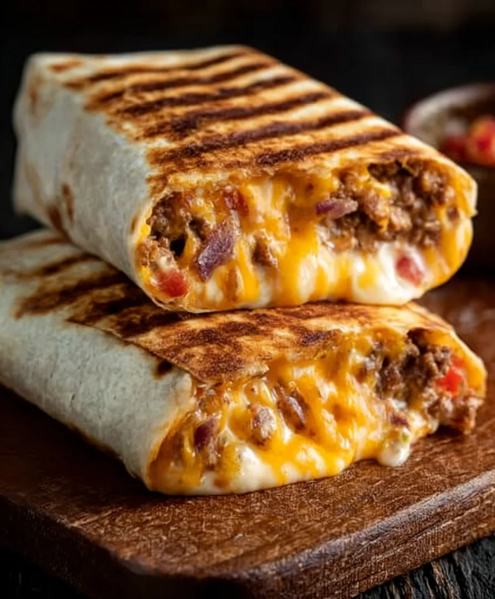 Ultimate Grilled Cheese Burrito-Quick & Easy Recipe