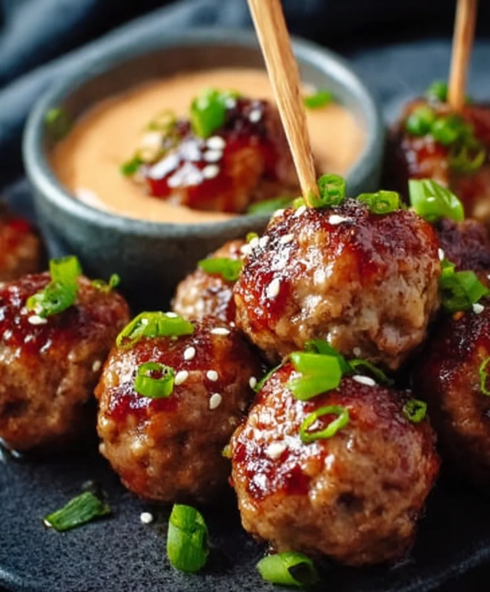 Spicy Korean Beef Meatballs - Easy Appetizer Recipe