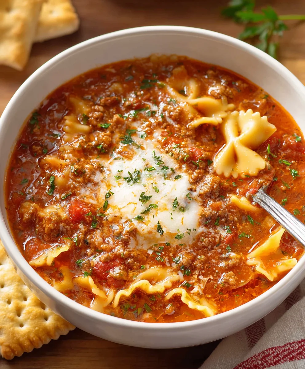 Easy Lasagna Soup Recipe-Hearty & Delicious Meal