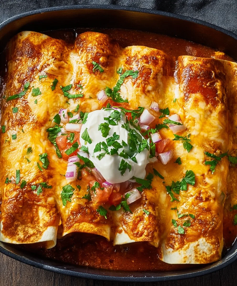 Delicious Chicken Enchiladas - Easy Weeknight Dinner