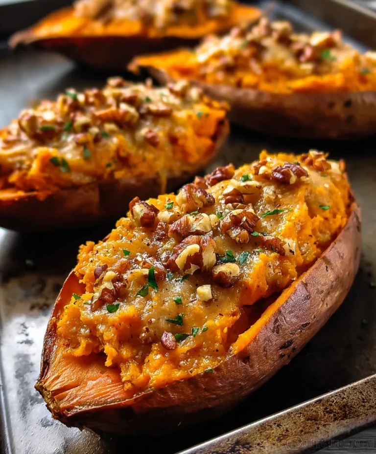 Twice Baked Sweet Potatoes-Easy & Delicious Recipe