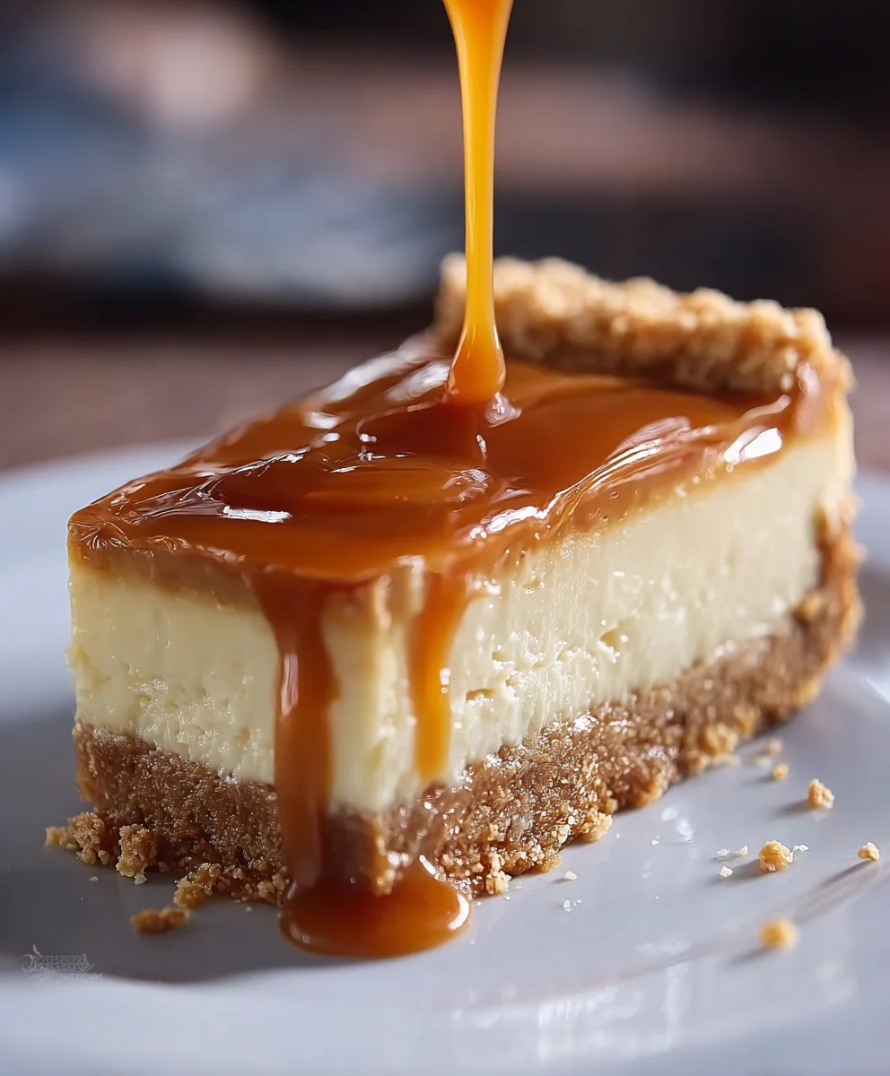 Caramel Cheesecake Slice- Easy Dessert Recipe