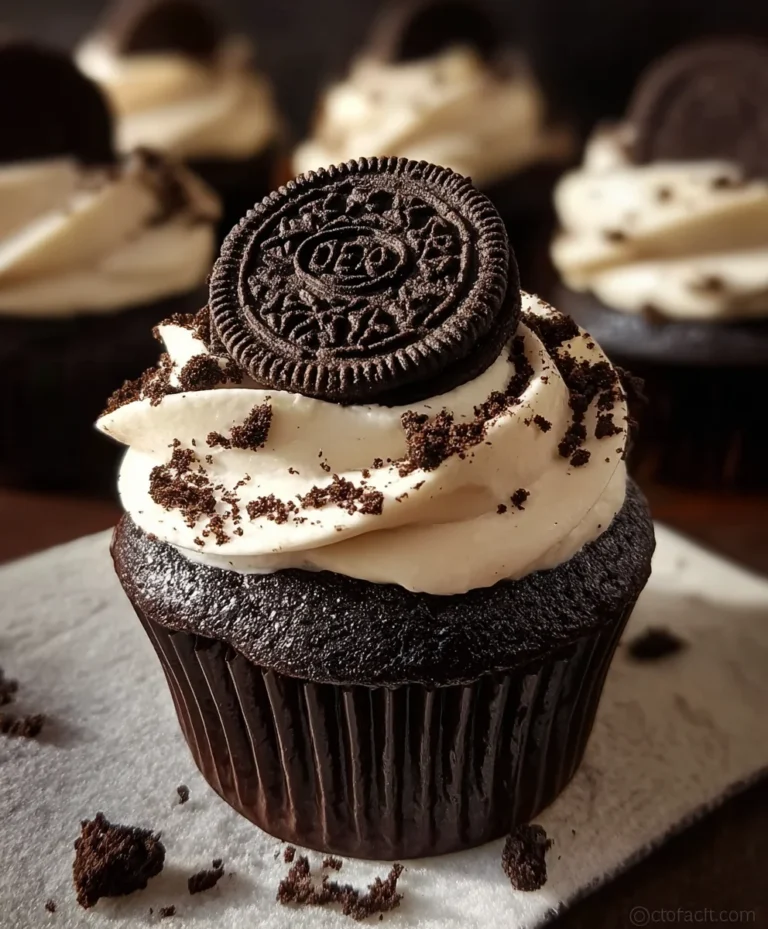 Oreo Cupcake Delight-Easy Homemade Treat