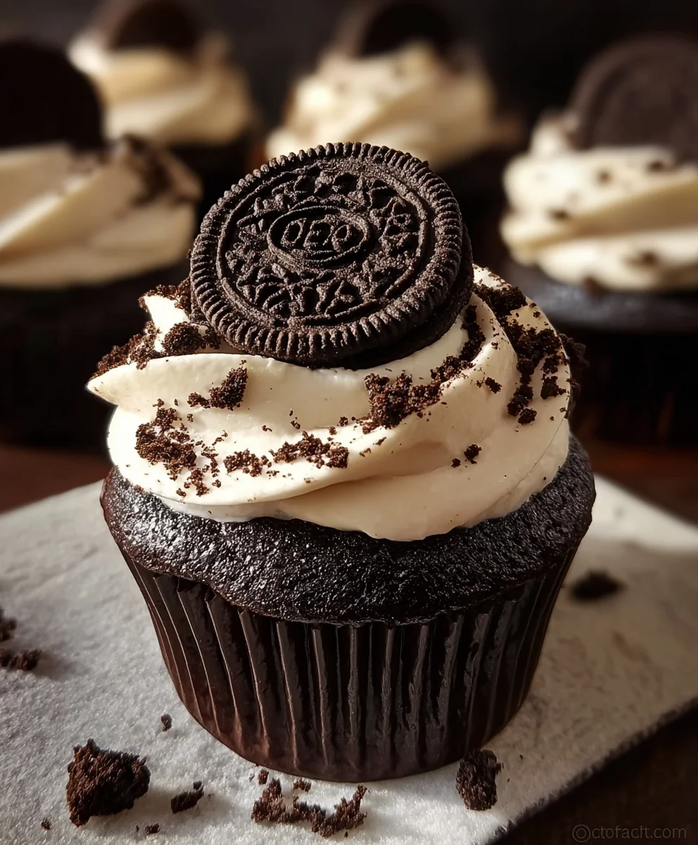 Oreo Cupcake Delight-Easy Homemade Treat