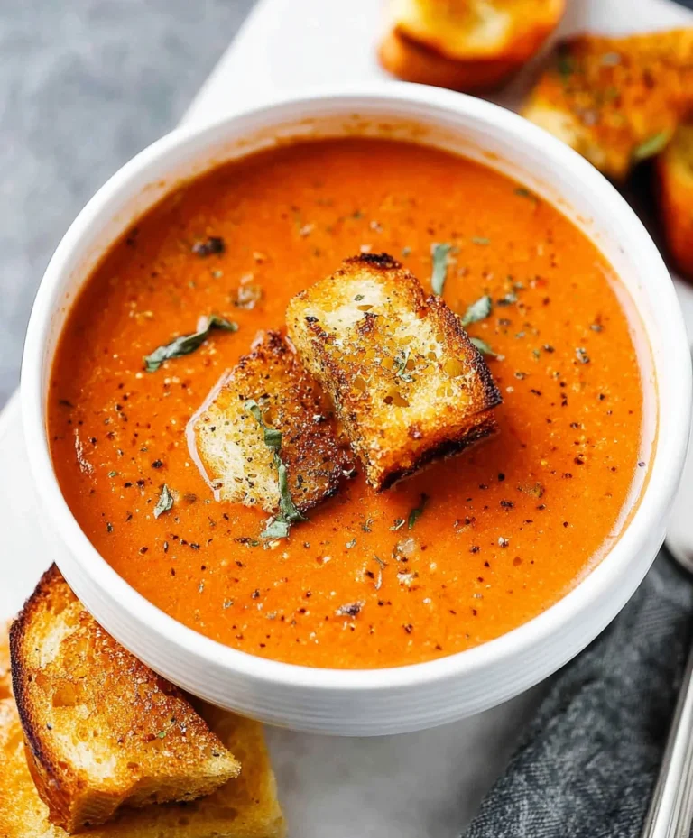 Roasted Tomato Basil Soup – Easy & Delicious Recipe