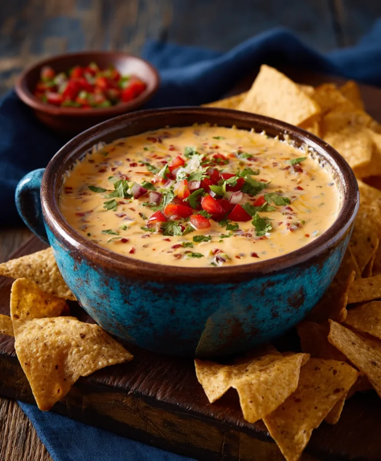 Easy Cowboy Queso Dip – Spicy Beef & Cheese