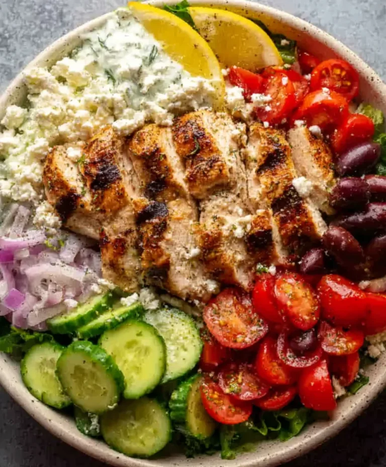 Easy Greek Chicken Bowls- Flavorful & Quick Recipe