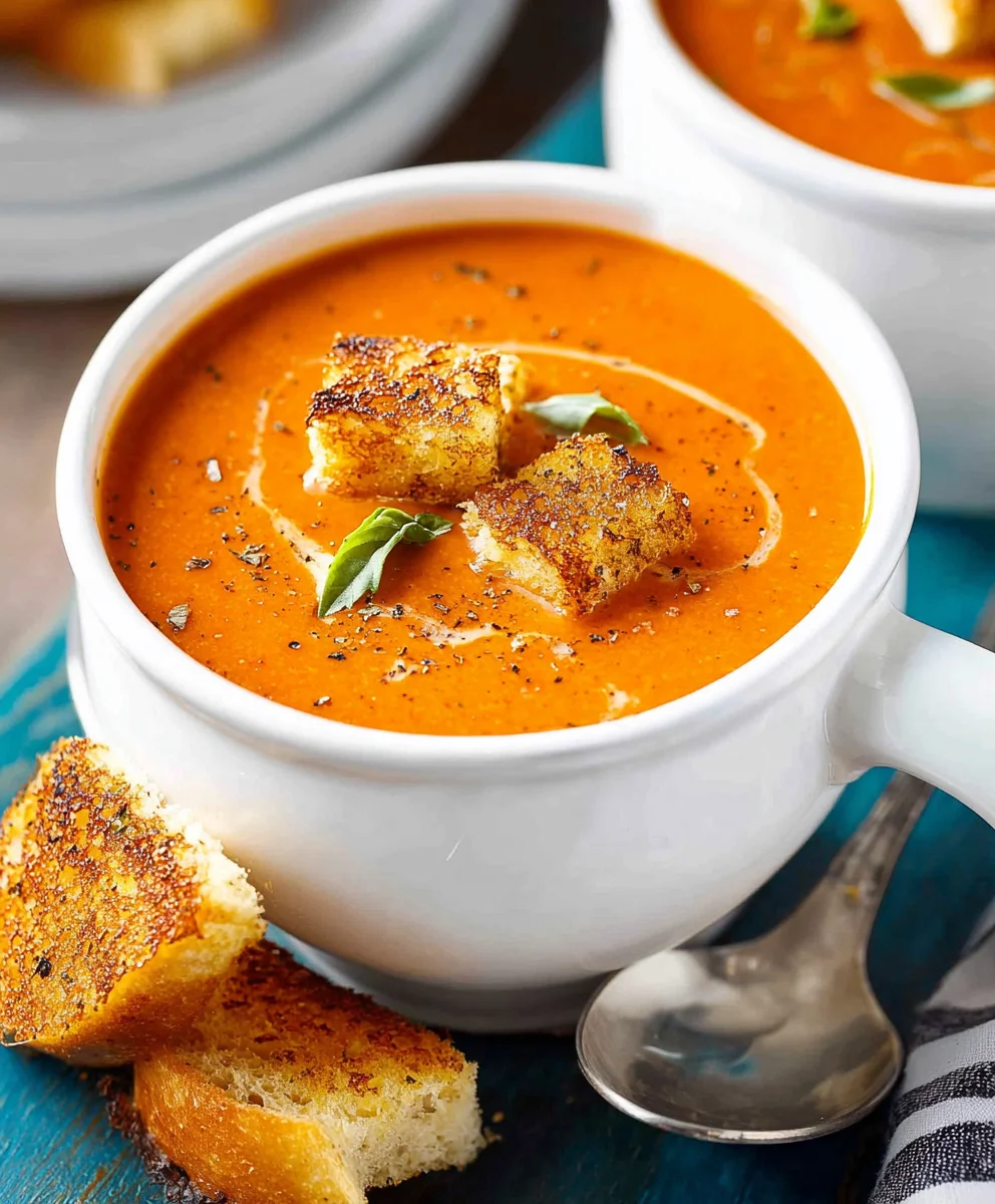 Roasted Tomato Basil Soup - Easy & Delicious Recipe