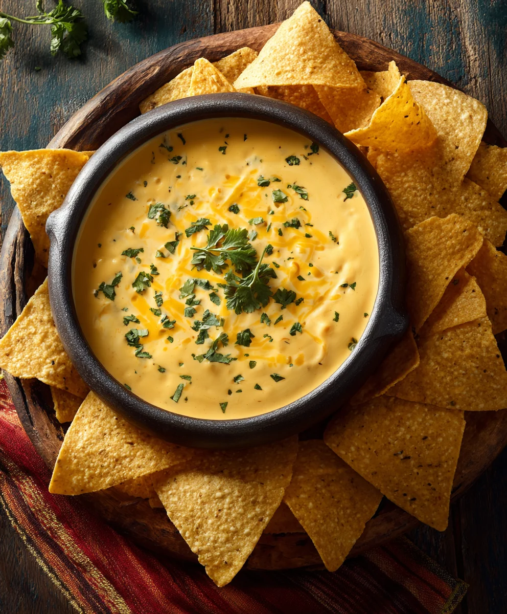 Easy Cowboy Queso Dip - Spicy Beef & Cheese