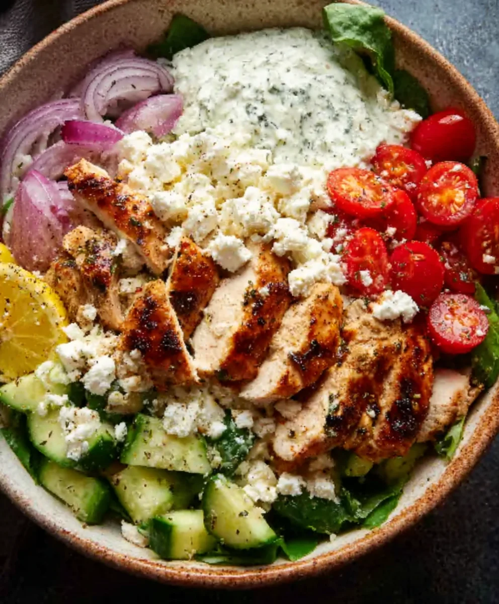 Easy Greek Chicken Bowls- Flavorful & Quick Recipe