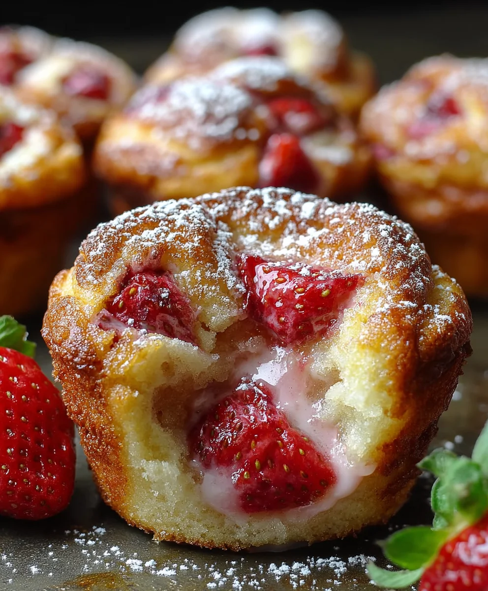 Strawberry French Toast Muffins-Easy Breakfast Treat