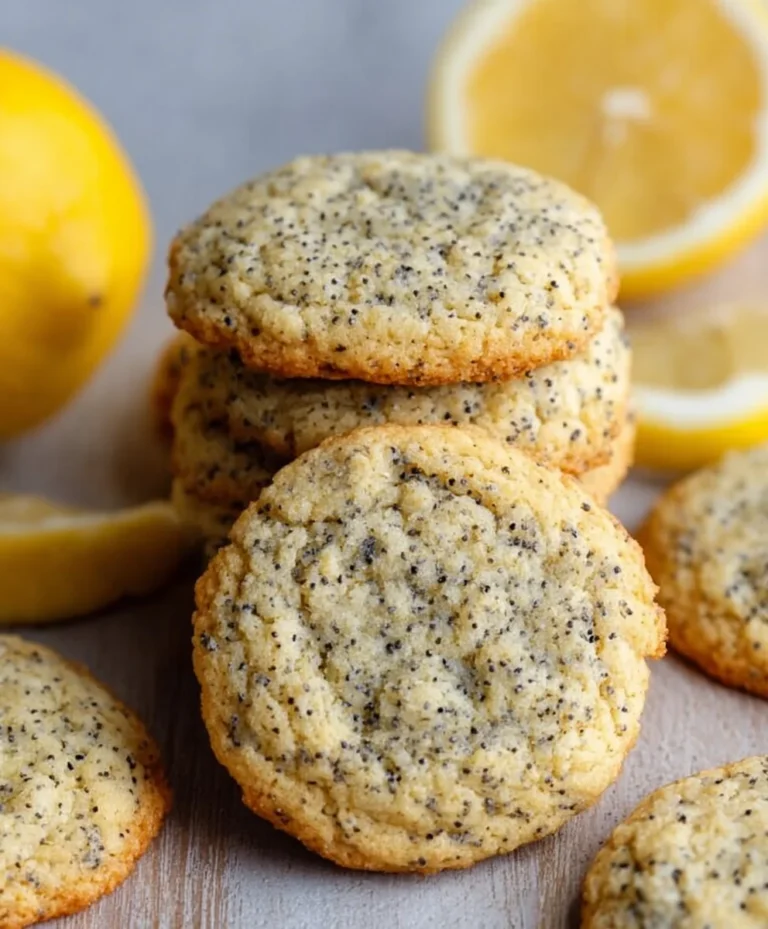 Lemon Poppy Seed Cookies-Easy Crum extractble Recipe