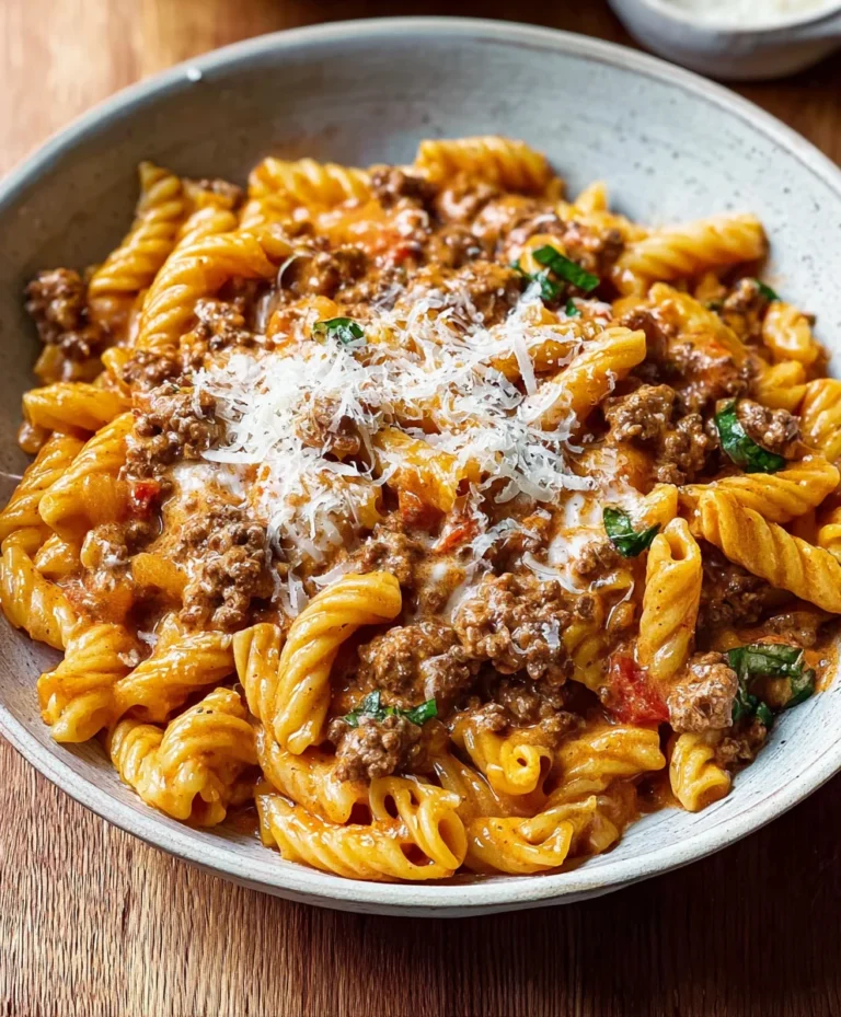 One Pot Creamy Beef Pasta-Easy Weeknight Dinner