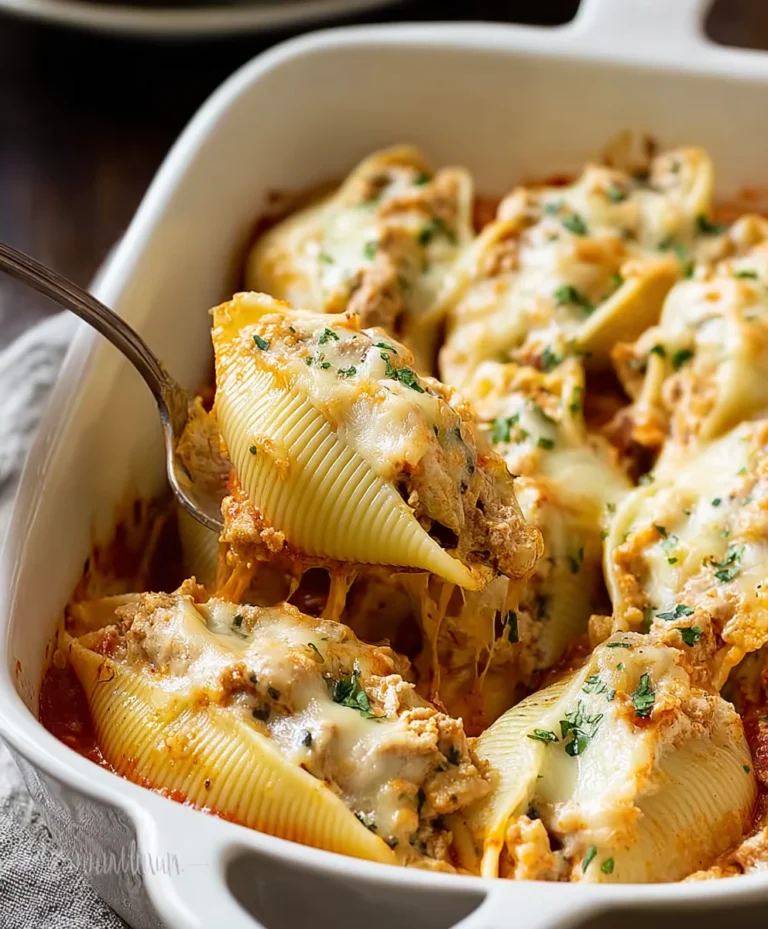 Easy Turkey Stuffed Shells-Flavorful Comfort Food