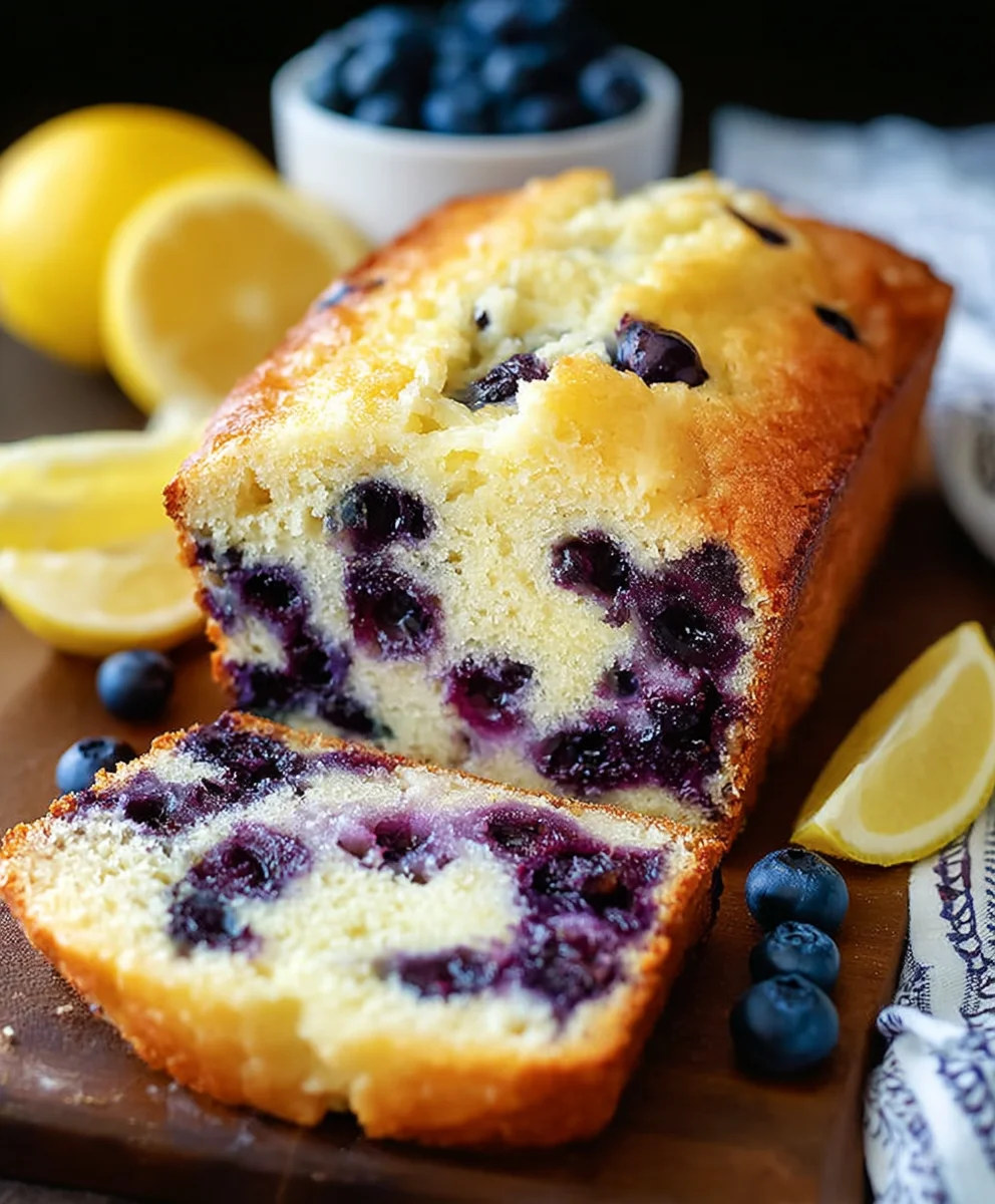 Fresh Lemon Blueberry Bread-Easy & Delicious Recipe