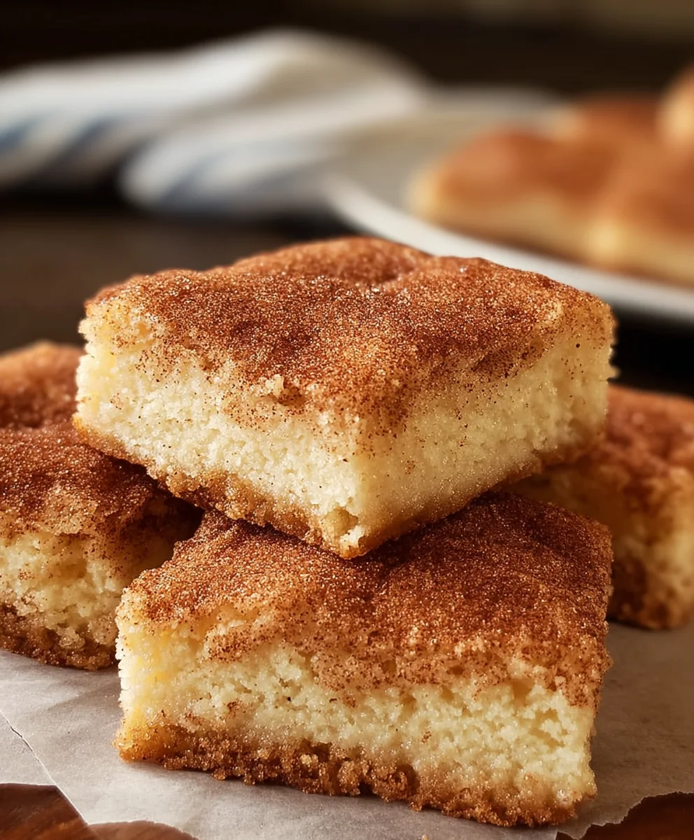 Easy Snickerdoodle Cookie Bars - Chewy & Delicious