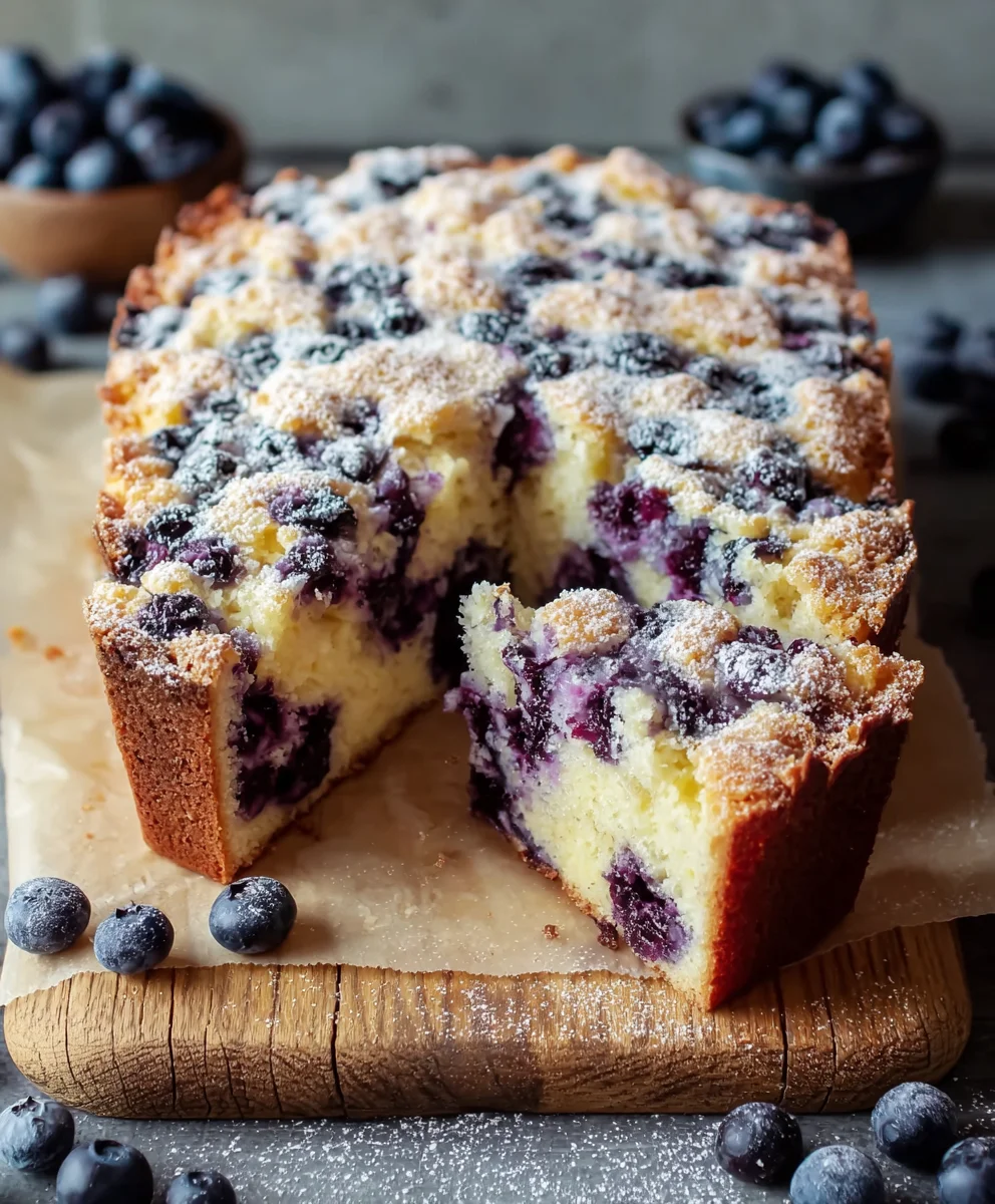 Blueberry Lemon Brioche Cake - Divine Sweet Treat