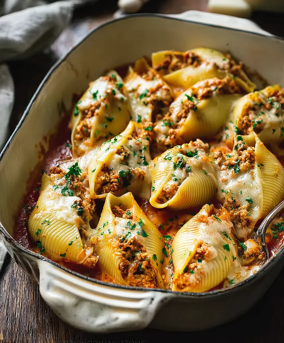 Easy Turkey Stuffed Shells-Flavorful Comfort Food