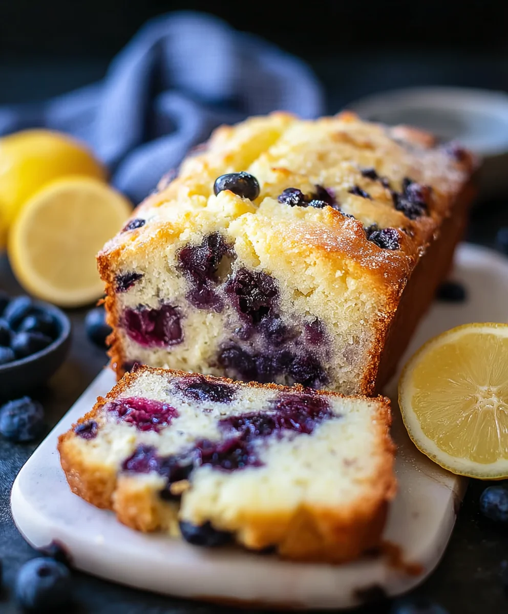 Fresh Lemon Blueberry Bread-Easy & Delicious Recipe
