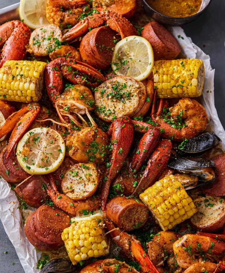 Spicy Cajun Seafood Boil Homemade Recipe Garlic Butter