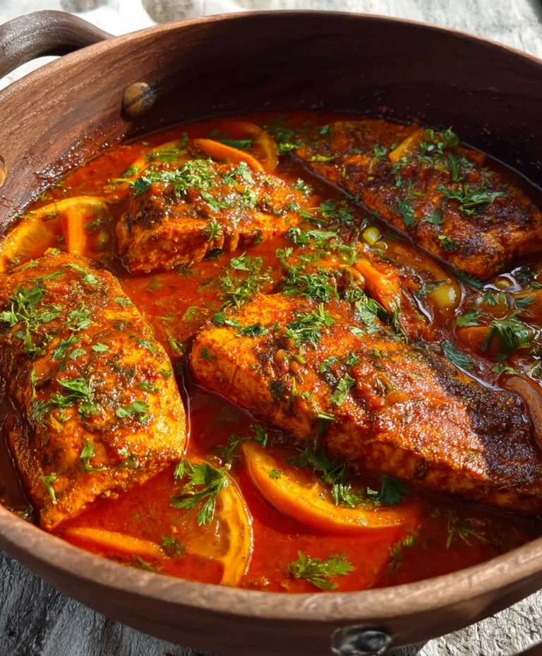 Spicy Moroccan Fish – Rich Sauce Recipe