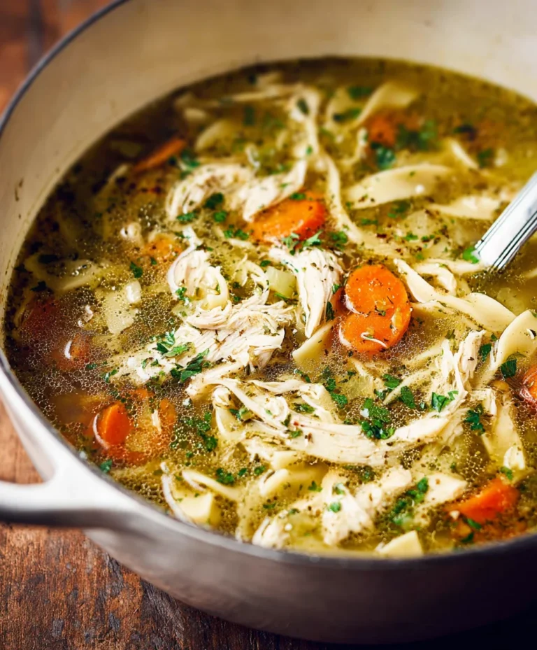 Comforting Chicken Noodle Soup Recipe- Easy & Delicious
