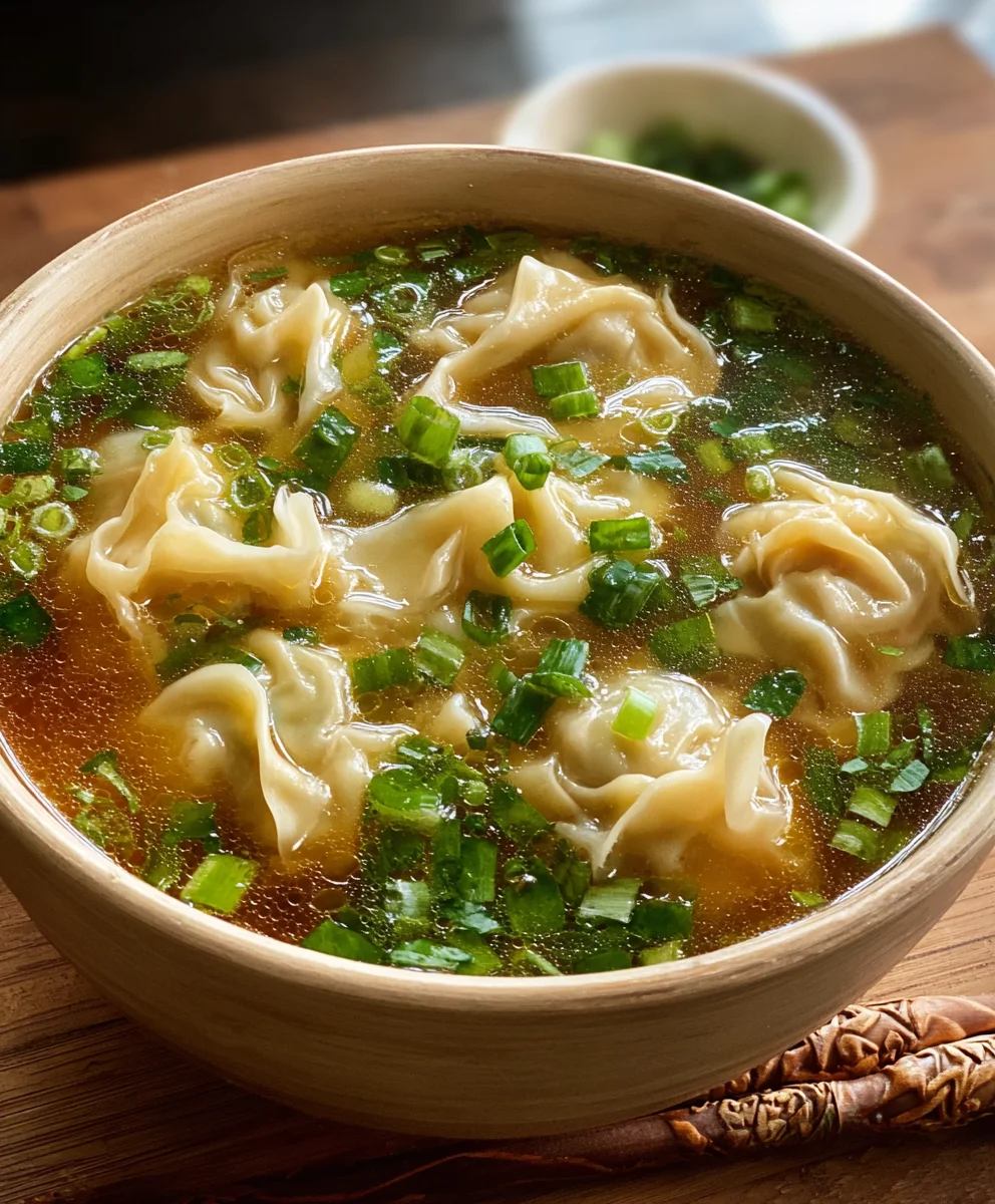 Easy Beef Wonton Soup Recipe - Quick & Delicious