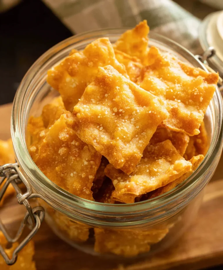 Sourdough Cheddar Crackers-Easy Crispy Baked Snacks
