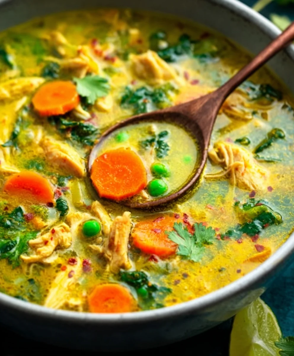 Anti-Inflammatory Turmeric Chicken Soup Recipe