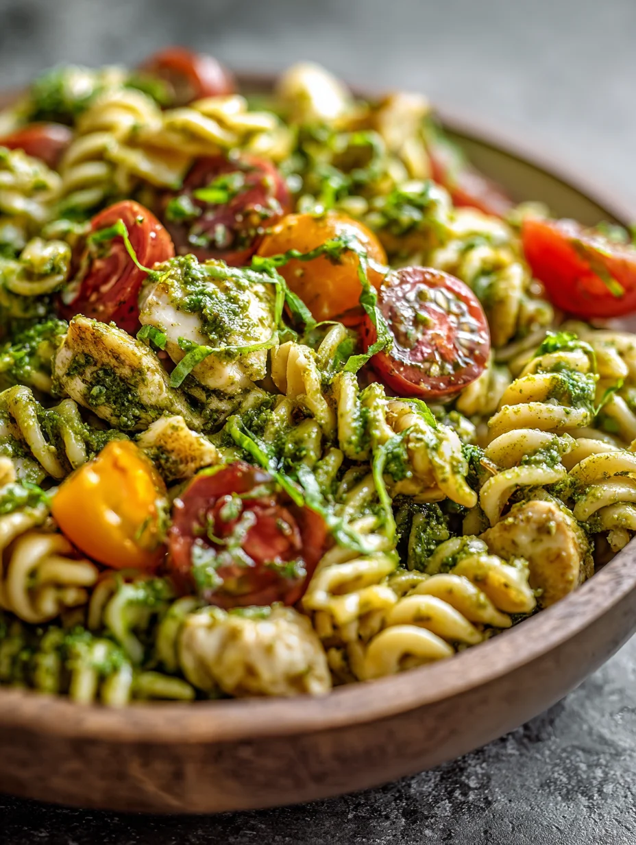Easy Pesto Pasta Salad - Fresh & Flavorful Recipe