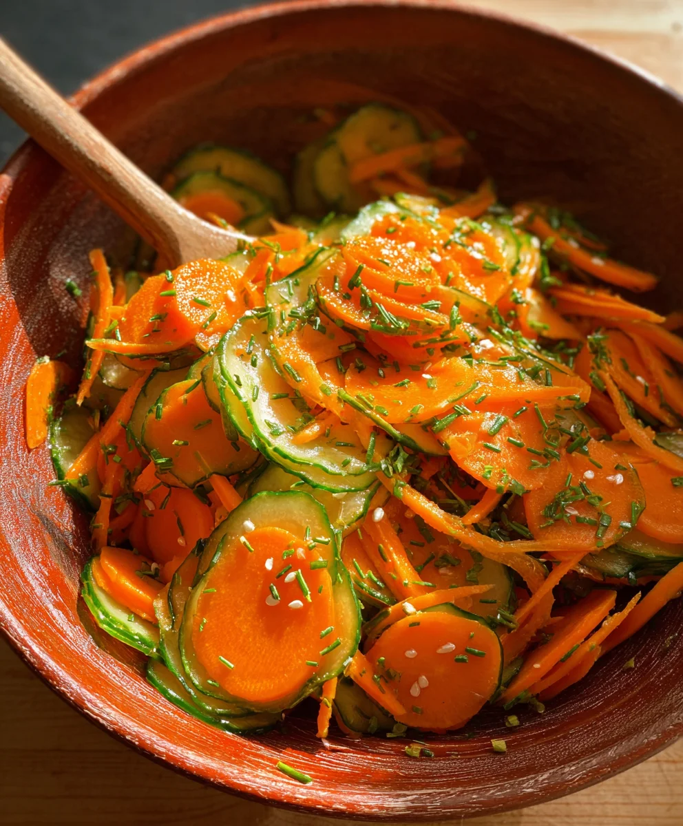 Refreshing Cucumber Carrot Salad - Easy & Healthy Recipe