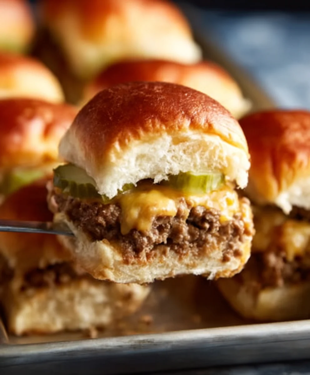 Easy Cheeseburger Sliders-Quick Dinner Idea