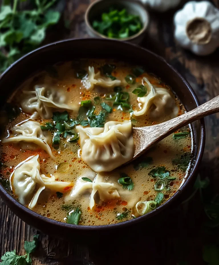 Cozy Beef Potsticker Soup – Easy Thai Comfort Food