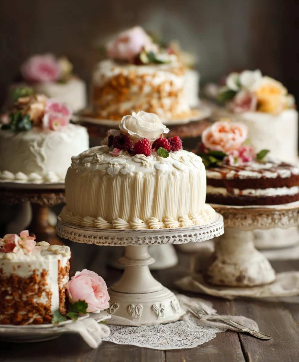 Vintage Wedding Dessert Table Ideas-Sweet Vintage Elegance