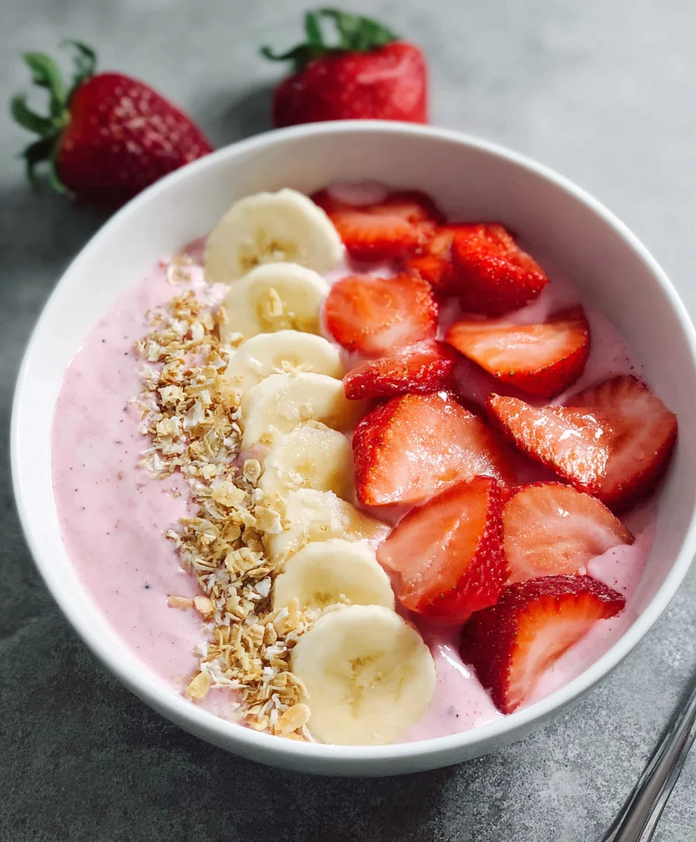 Easy Fruit Smoothie Bowl Greek Yogurt Recipe