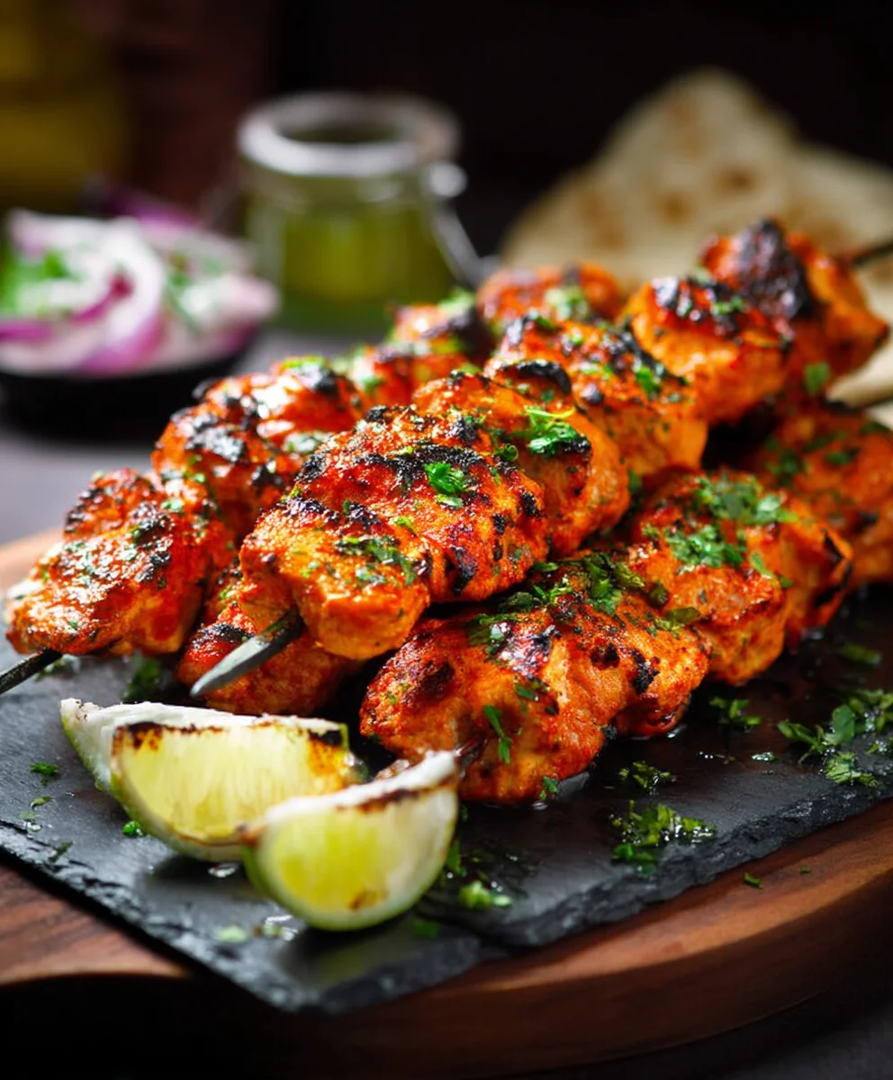 Easy Chicken Tikka Kebab Recipe - Grill or Pan-Fry