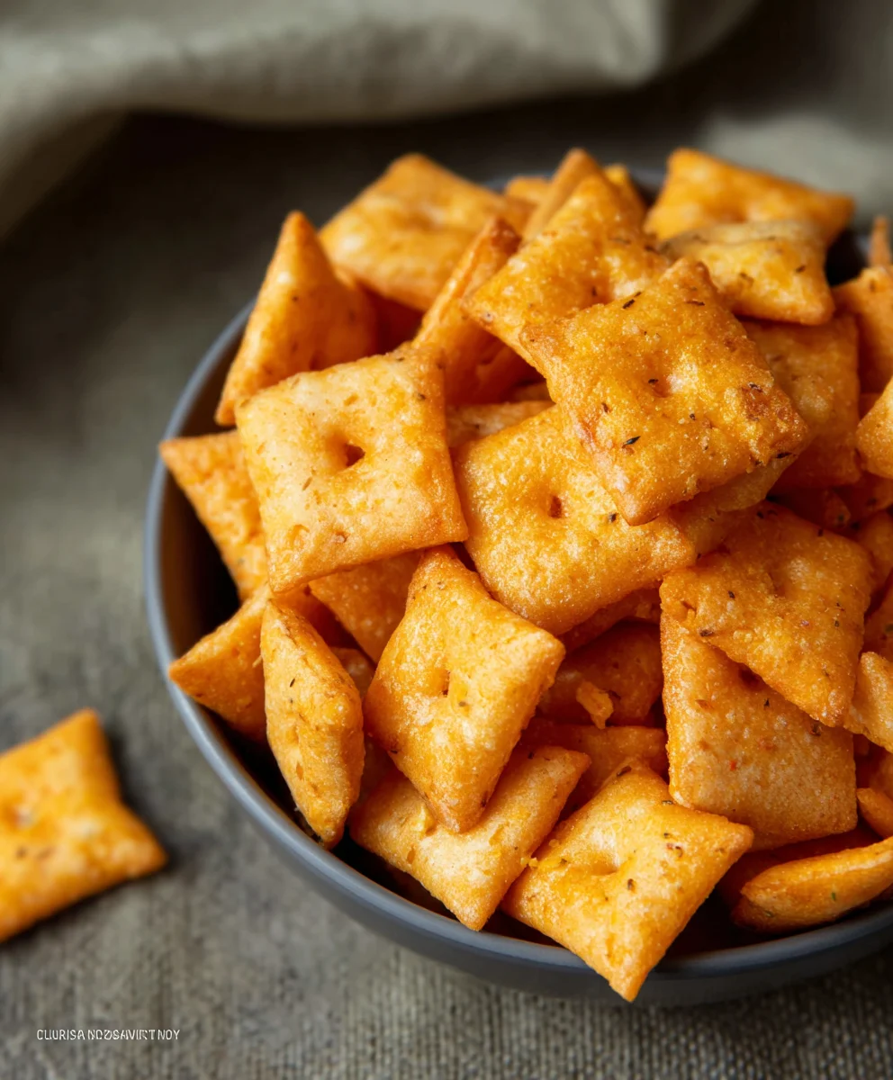 Homemade Gluten Free Cheez Its - Easy Snack Recipe