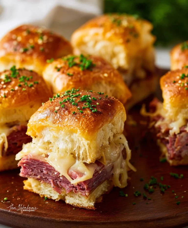 Easy Reuben Sliders-Game Day Favorite