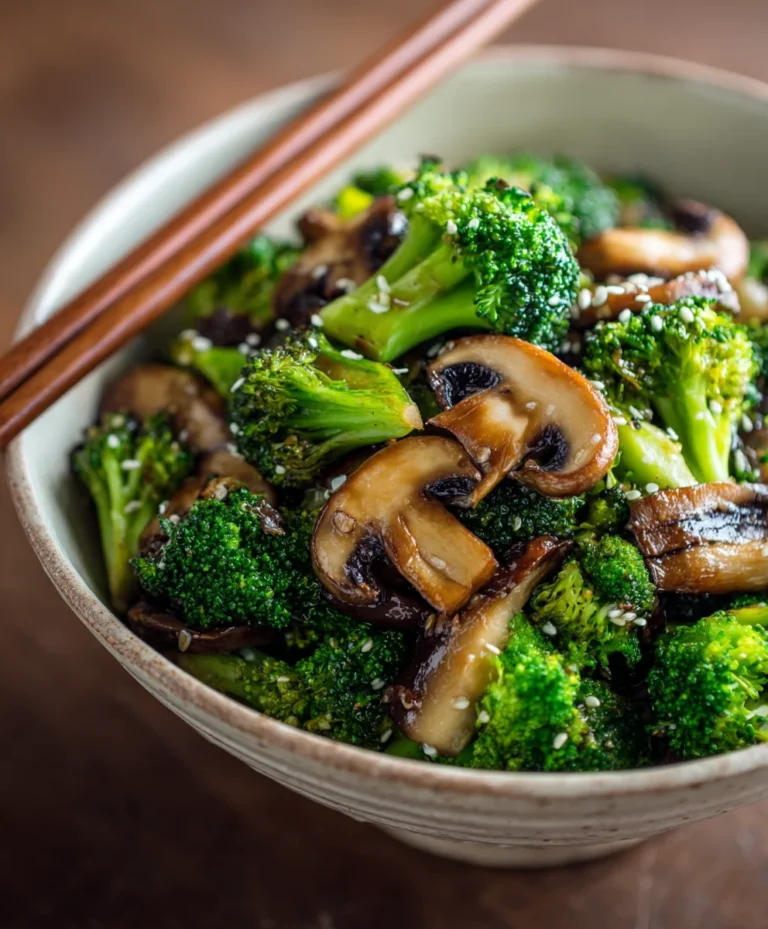 Easy Beef and Broccoli Mushroom Stir Fry Recipe