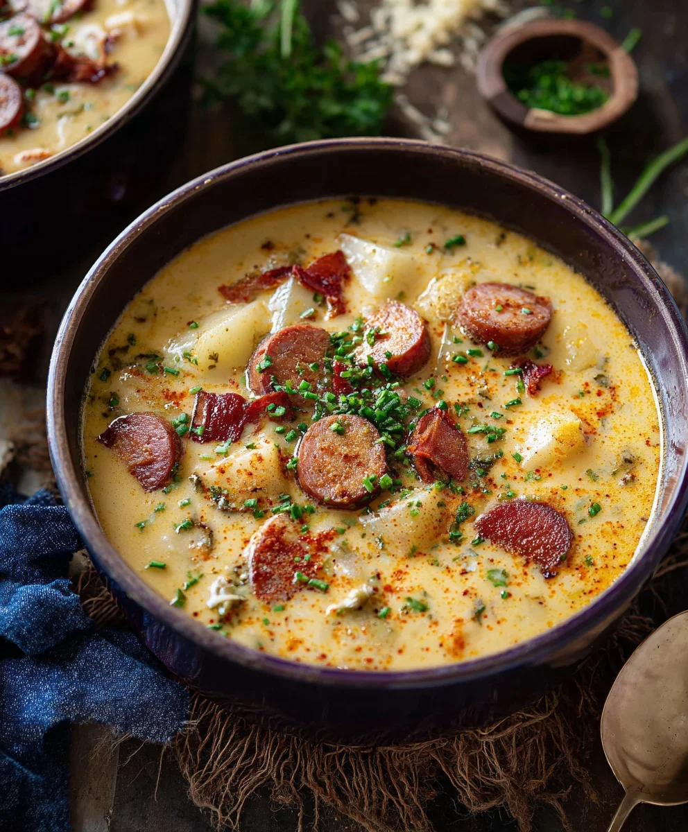 Spicy Cajun Potato Soup - Creamy & Flavorful Recipe