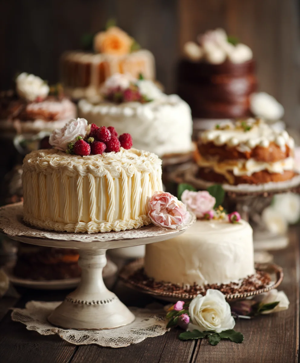 Vintage Wedding Dessert Table Ideas-Sweet Vintage Elegance