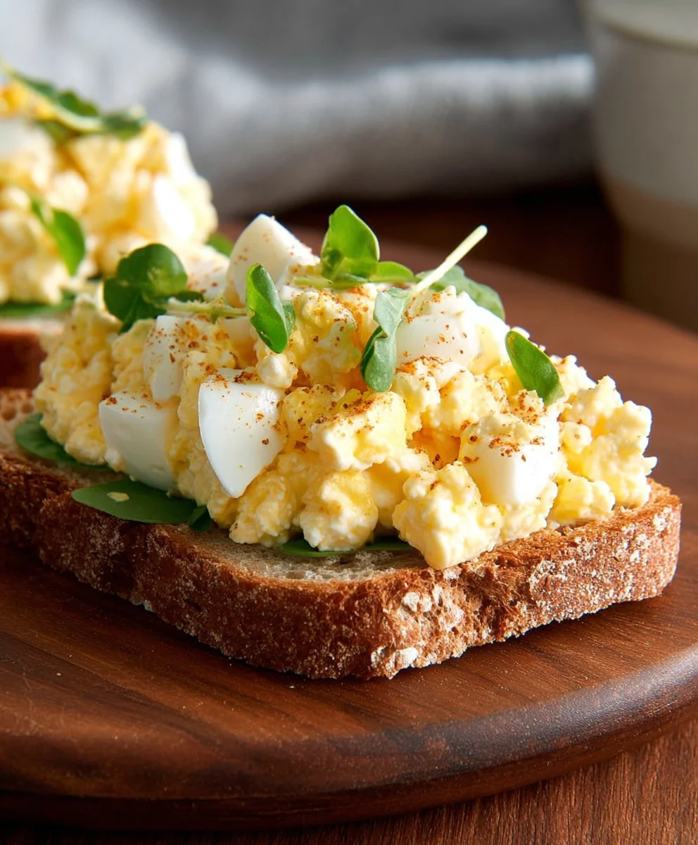Cottage Cheese Egg Salad - No Mayo Healthy Recipe