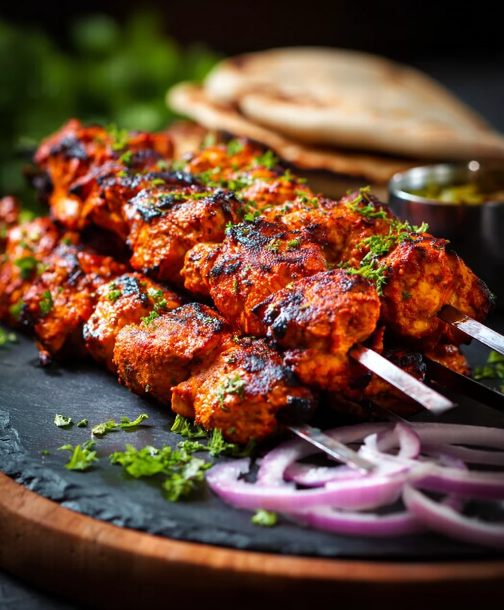 Easy Chicken Tikka Kebab Recipe - Grill or Pan-Fry
