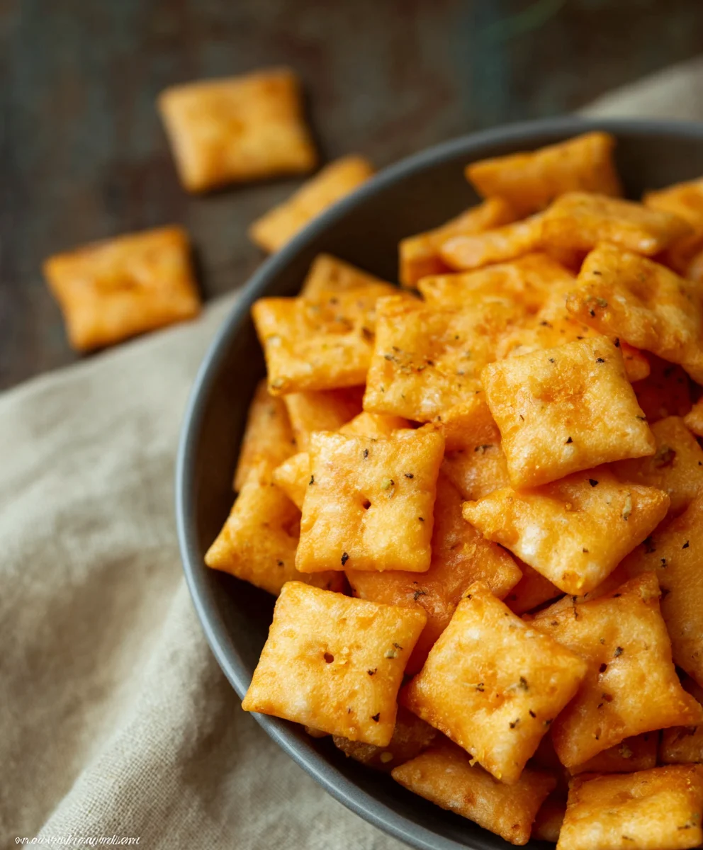 Homemade Gluten Free Cheez Its - Easy Snack Recipe