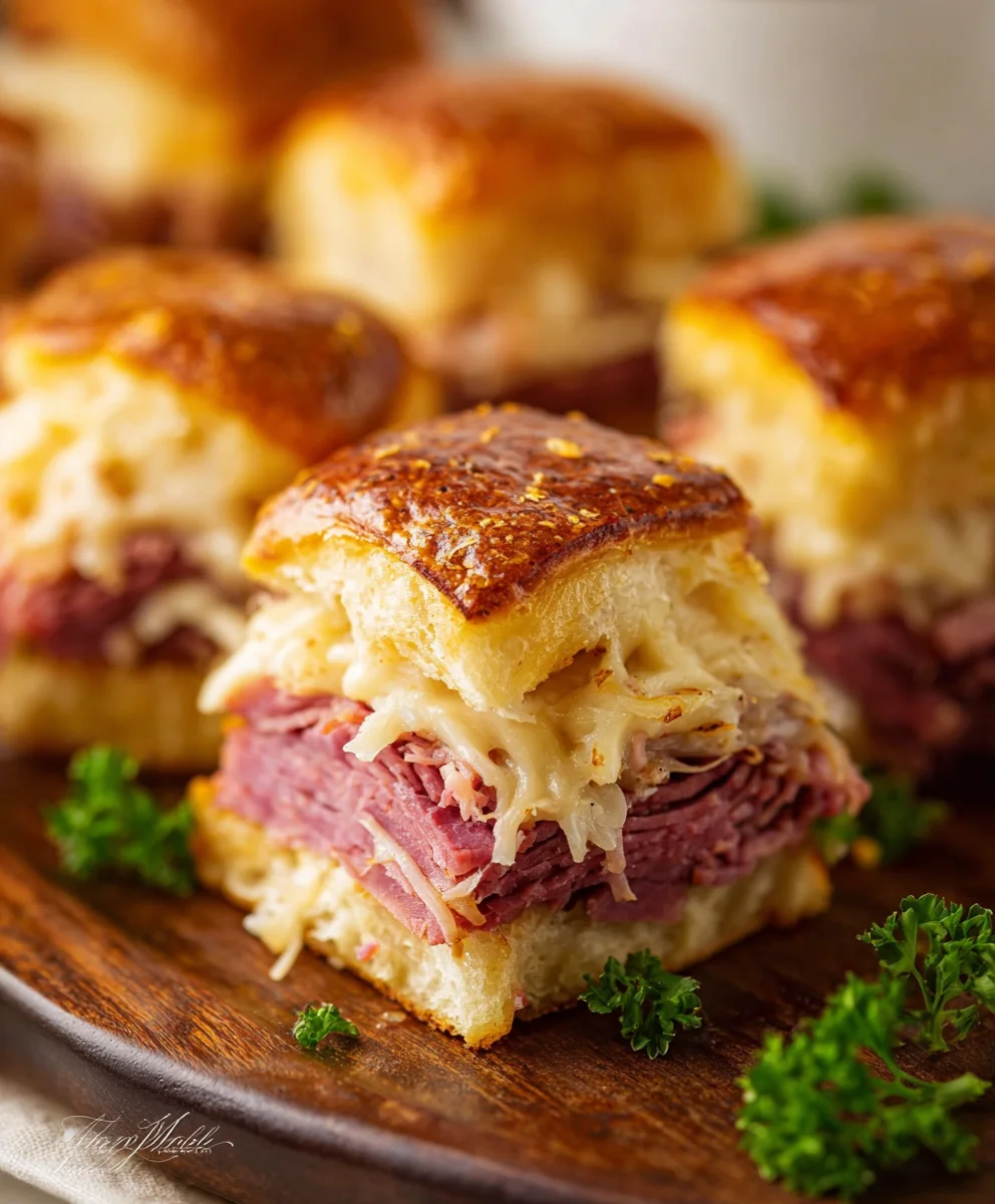 Easy Reuben Sliders-Game Day Favorite